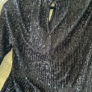 Beautiful black sequin top.